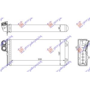 GREJAC KABINE (M) +/ - AC (330x157) - 03 RENAULT MASTER/MASCOTT (1998-2009) (OEM: 7701205584)