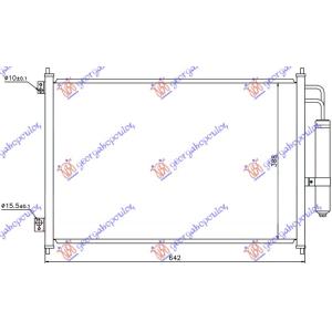 HLADNJAK KLIME BENZIN - DIZEL 07 - (610x390x16) NISSAN X-TRAIL (2001-2014) (OEM: 92100-JG000, 92100JG000)