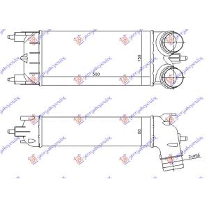 HLADNJAK INTERKULERA 1.6 THP BENZIN (300x150x80) CITROEN C5 (2008-2016) (OEM: 1440.Q9, 1440Q9)