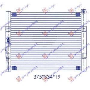 HLADNJAK KLIME (33X33X2.5)93 - 95 HONDA CIVIC SEDAN (1992-1996) (OEM: 80110SR1A23)