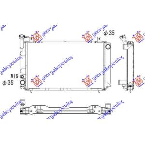 HLADNJAK 1.4 - 1.6C (59x35)T/O NISSAN SUNNY (N13) (1990-1991) (OEM: 2141054A00)