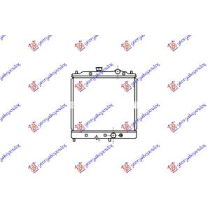 HLADNJAK MOTORA 1.3 - 1.5CC +/ - A/C (41.2x37.5) MITSUBISHI LANCER (C61/5) (1989-1992) (OEM: MB538540)