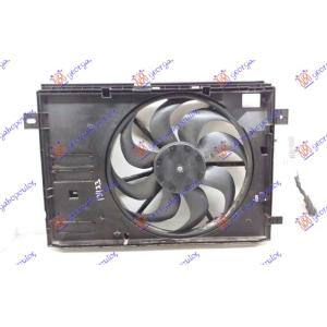 VENTILATOR KOMPLET (BENZIN/DIZEL) (430mm) (2 PIN) CITROEN BERLINGO (2008-2015) (OEM: 9806313580, 9836638080)