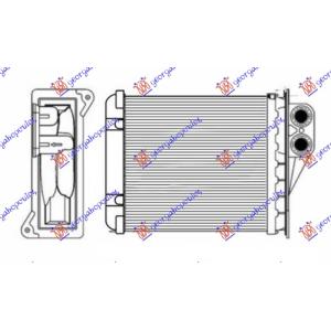 GREJAC KABINE BEN/DIZ (160x152) ZADNJI VW CRAFTER (2006-2017) (OEM: 0038359001, A0038359001)