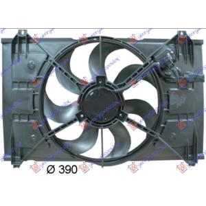 VENTILATOR KOMPLET BENZIN (390mm) (OBLONG KIA RIO (2005-2011) (OEM: 253801G050)