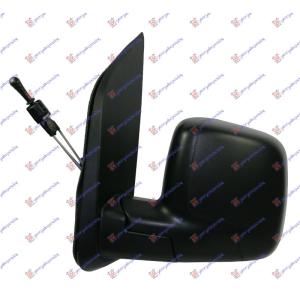 RETROVIZOR MEHANICKI SA SAJLOM (KONVEKSNO STAKLO) Leva str. FIAT FIORINO/QUBO (2008-2016) (OEM: 735460570)