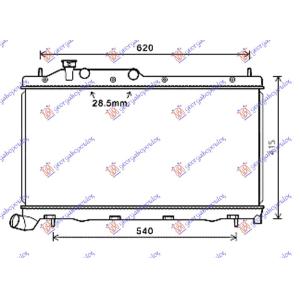 HLADNJAK MOTORA 2.0 DIESELEKTRICNI +/ - AC (34x68.6x25 SUBARU IMPREZA (2008-2014) (OEM: 45119-AG080, 45119AG080)