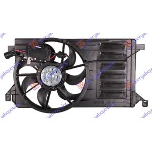 VENTILATOR KOMPLET 1.6 - 2.0i 16V (JEDAN) MAZDA 3 SDN-H/B (BL) (2008-2013) (OEM: LF8B-15-025B, LF8B15025B)