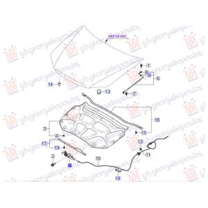 BRAVA HAUBE (O) KIA CERATO (2004-2009) (OEM: 81130-2F000, 811302F000)