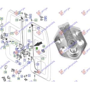 BRAVA GEPEK VRATA CENTRALNA (2 VRATA) FORD TRANSIT (2000-2006) (OEM: 1507941, YC15V441A09AJ)