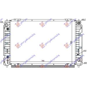 HLADNJAK MOTORA 2.0 - 2.3cc 16V +/ - A/C M/A (70x47) FORD MAVERICK (2000-2008) (OEM: 4098941, 4135748)