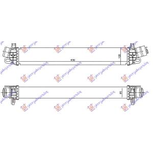 HLADNJAK INTERKULERA 1.4TB BENZIN 2.0JTD DZL630x100x64 ALFA ROMEO GIULIETTA (2010-) (OEM: 50517002)