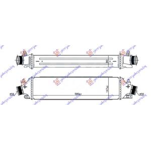 HLADNJAK INTERKULERA 2.0 JTD DSL (580X150X80) ALFA ROMEO GIULIETTA (2010-) (OEM: 50514486, 50539342)