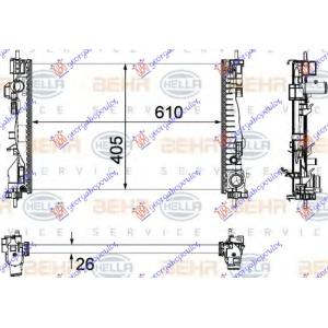 HLADNJAK MOTORA 1.4 (125 - 170) (61x40.5) BEHR ALFA ROMEO GIULIETTA (2010-) (OEM: 50514472)