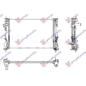 HLADNJAK MOTORA 1.8TBi (61x406x2.6) (NISSENS) ALFA ROMEO GIULIETTA 2010-2020 (940) (OEM: 50514474)