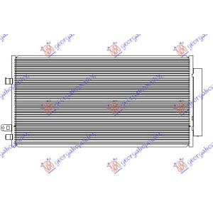 HLADNJAK KLIME 1.4i TURBO - 1.3/1.6/2.0 MJTD/CRD (65.8x35.7) - ALFA ROMEO TONALE (2022-) (OEM: 51938531, 51966751)