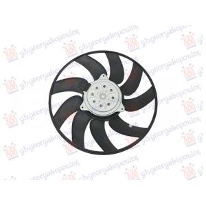 VENTILATOR BENZIN/DIZEL (MOTOR+ELISA) (DESNO) (340mm) (2 PIN) AUDI A7 SPORTBACK (2010-2014) (OEM: 8K0959455N, 8K0959455Q, 8K0959455S)