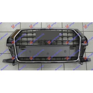 PVC MASKA (SIVA/HROM) (BEZ TABLICE) AUDI Q3 (2014-2018) (OEM: 8U0853651P)