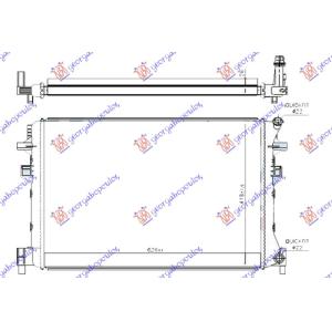 HLADNJAK DODATNI (620 x4 10 x26) SEAT LEON (2017-2020) (OEM: 5C0121212, 5Q0121251EK, 5Q0121251FB)