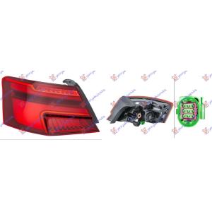 STOP LAMPA SPOLJNA LED DYNAMIC (HELLA) Leva str. AUDI A3 3D/SPORTBACK (2016-2020) (OEM: 8V3 945 091, 8V3945091)