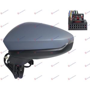 RETROVIZOR ELEKTRICNI PM (MIGAVAC LED) (6 PIN) (A KVALITET) (KONVEKSNO STAKLO) Desna str. AUDI A3 (2024-) (OEM: 8Y0857536, 8Y18574109B9, 8Y1857528GRU)