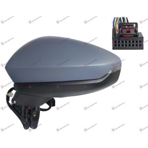 RETROVIZOR ELEKTRICNI SA GREJACEM PM (ELEKTRO-SKLOPIV) (MIGAVAC LED) (10 PIN) (A KVALITET) (ASFERICNO STAKLO) Leva str. AUDI A3 (2024-) (OEM: 8Y0857535B, 8Y1857409A9B9, 8Y1857527GRU)