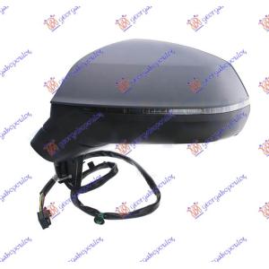 RETROVIZOR ELEKTRICNI SA GREJACEM PM (ELEKTRO-SKLOPIV) (MIGAVAC) (MEMORIJA) (15 PIN) (A KVALITET) (ASFERICNO STAKLO) Leva str. AUDI Q5 (2020-) (OEM: 80B857409E9B9)