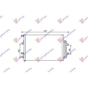 HLADNJAK DODATNI 3.0 - 4.0 BENZIN 615x430 AUDI A8 (2009-2013) (OEM: 4H0145804A)