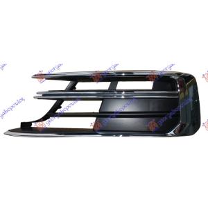 RESETKA PREDNJEG BRANIKA HROM Leva str. AUDI A8 (2017-2021) (OEM: 4N0807679A3FZ)