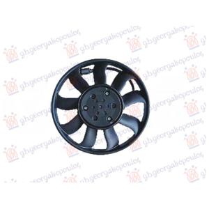 VENTILATOR 3.0 DIZEL - 4.0 BENZIN (MOTOR+ELISA) (DESNO) (390mm) (600W) AUDI Q8 (2023-) (OEM: 8W0959455AB, 8W0959455E, 8W0959455G)