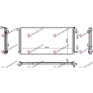HLADNJAK MOTORA (720x369x22) AUDI Q8 E-TRON (2022-) (OEM: 4KE121251B)