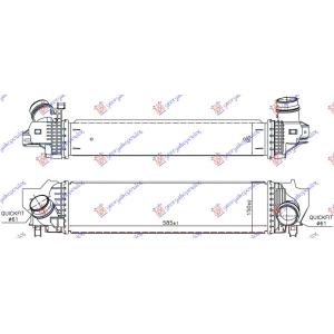 HLADNJAK INTERCOOLERA DIZEL 2.0 (220i) BENZIN BMW X1 (F48) (2015-2019) (OEM: 7617598, 17517617598)