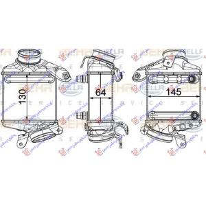 HLADNJAK INTERCOOLERA 4.0-4.4 BENZIN (130x144x64) Leva str. BMW X5 (F15) (2013-2018) (OEM: 13717575405)