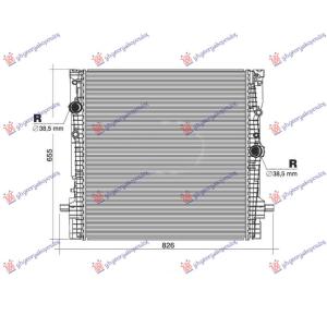 HLADNJAK MOTORA 3.0 HIB/BEN (625x619x32) BMW X5 (G05) (2018-) (OEM: 17115A06FE3, 17115A44D67, 17118655752)