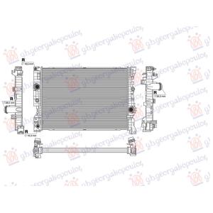 HLADNJAK MOTORA 2.0/3.0 DIZEL (625x446) (NRF) BMW X5 2018-2023 (G05) (OEM: 17118472274, 17118589038, 17119886565)