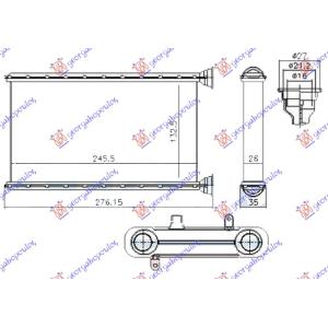 GREJAC KABINE (BR) (245x132x26) BMW SERIES 1 (F21/20) 3/5D (2011-2015) (OEM: 64119229486)