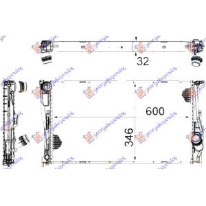 HL.MOT. 3.0 BEN MAN 2.0 DIZ 1 CEV M-BEHR BMW SERIES 3 (E90/91) SDN (2008-2012) (OEM: 17117788903, 17117790297)