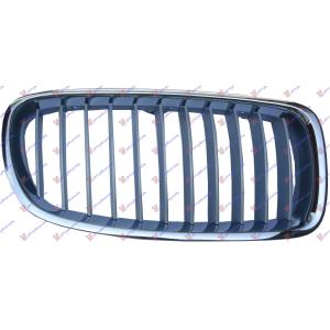 PVC MASKA CENTRALNA HROM/SREBRNA Desna str. BMW SERIES 3 (F30/F31) SDN/S.W. (2012-2014) (OEM: 51137263480)