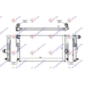 HLADNJAK 1.5/2.0/3.0 (118i(125i N20)135i) AUTOMATIK BMW SERIES 3 (F30/F31) SDN/S.W. (2012-2014) (OEM: 7618807, 17117618807, 17118672095)