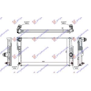 HLADNJAK 1.5/2.0/3.0 (118i(125i N20)135i) AUTOMATIK BMW SERIES 3 (F30/F31) SDN/S.W. (2014-2018) (OEM: 7618807, 17117618807, 17118672095)