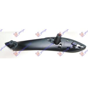 RUKOHVAT UNUTRASNJI ZADNJI CRNI (UNUTRASNJI) Leva str. BMW SERIES 3 (F30/F31) SDN/S.W. (2014-2018) (OEM: 51427281465)