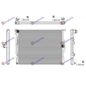 HLADNJAK MOTORA 2.0 BENZIN (MAN/AUTO) (600x478) (NISSENS) BMW SERIES 3 GT 2012-2020 (F34)