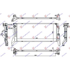 HLADNJAK SVI MODELI DIZEL MANUAL (680x298x22) BMW SERIES 2 (F45/F46) ACTIVE/GRAN TOURER (2017-) (OEM: 7617630, 17117617630, 17117617631)