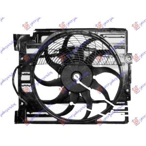 VENTILATOR KOMPLET BENZIN (400mm) (4 PIN) BMW SERIES 7 (E38) (1995-2002) (OEM: 64506908024, 64546913887, 64546919053)