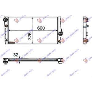 HLADNJAK 3.0 535i/HYB BENZIN (I GT/F07)600x326x BMW SERIES 7 (F01/02) (2008-2012) (OEM: 17117562586)