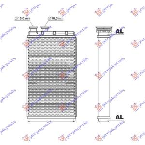 GREJAC KABINE BEN-DIZ +HIB (220x152) BMW SERIES 5 (G30/G31) (2020-) (OEM: 9361712, 64119361712)