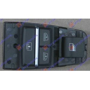 PREKIDAC U ZADNJIM VRATIMA (L=D) (8 PIN) Desna str. BMW SERIES 5 (F07) GT (2013-2016) (OEM: 61319195269, 61319204862, 61319352183)