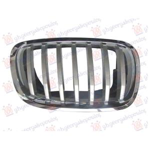 PVC MASKA SREBRNA (HROM OKVIR) (& M50) 2012- Desna str. BMW X6 2008-2014 (E71) (OEM: 51137307600)