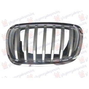 PVC MASKA SREBRNA (HROM OKVIR) (& M50) 2012- Leva str. BMW X6 2008-2014 (E71) (OEM: 51137307599)