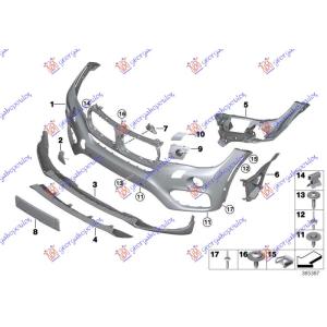 PREDNJI BRANIK PRAJMER (PDC) (PRSKALICE) (KAMERA) BMW X6 (F16) (2014-2019) (OEM: 51117422898)